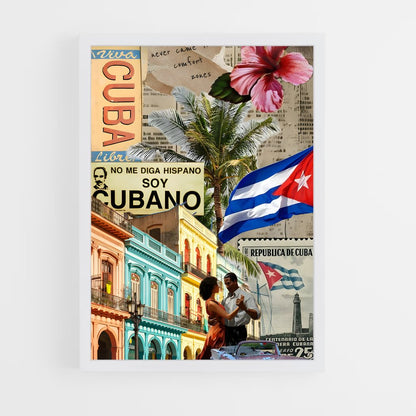 ap-cuba flag-4 cadre Blanc