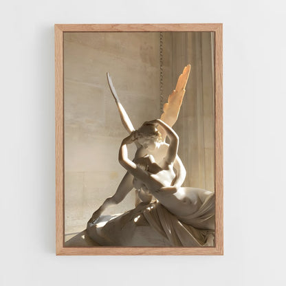 ap-cupid and psyche canova-2 cadre Bois clair