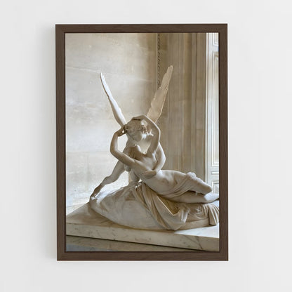 ap-cupid and psyche canova-7 cadre Bois foncé