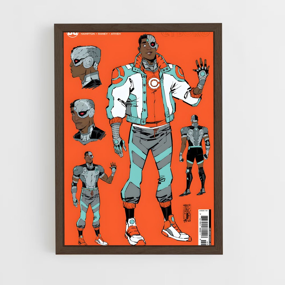 ap-cyborg-9 cadre Bois foncé