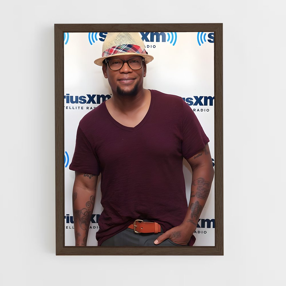 ap-d.l. hughley-13 cadre Bois foncé