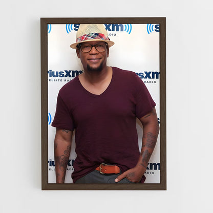ap-d.l. hughley-13 cadre Bois foncé
