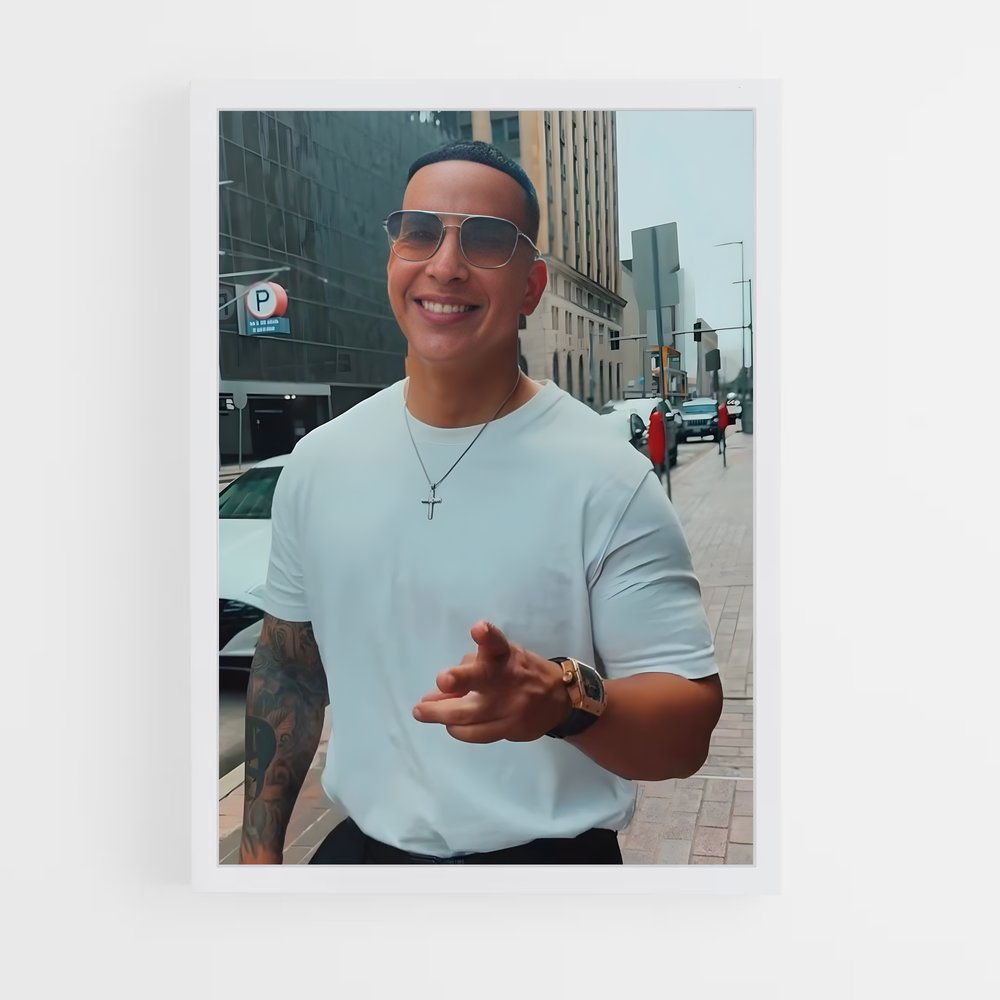 ap-daddy yankee-4 cadre Blanc