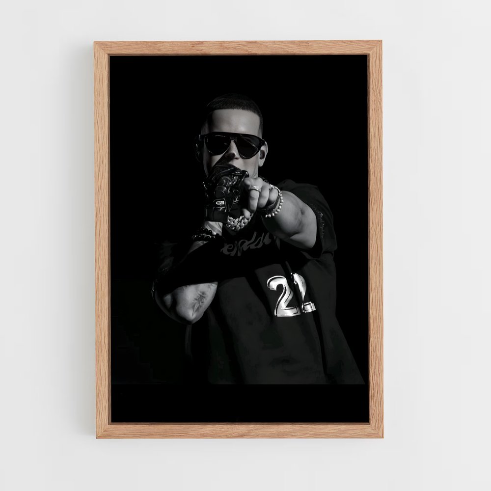 ap-daddy yankee-6 cadre Bois clair