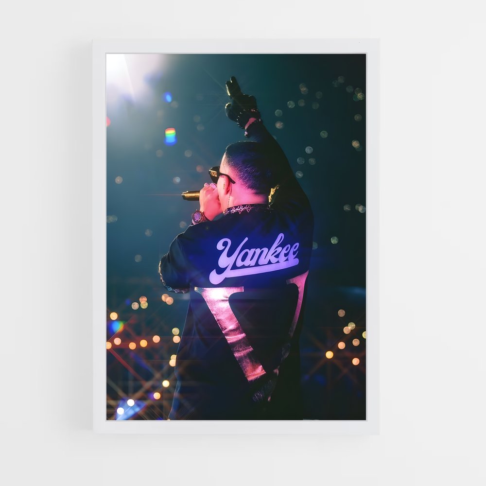 ap-daddy yankee-8 cadre Blanc