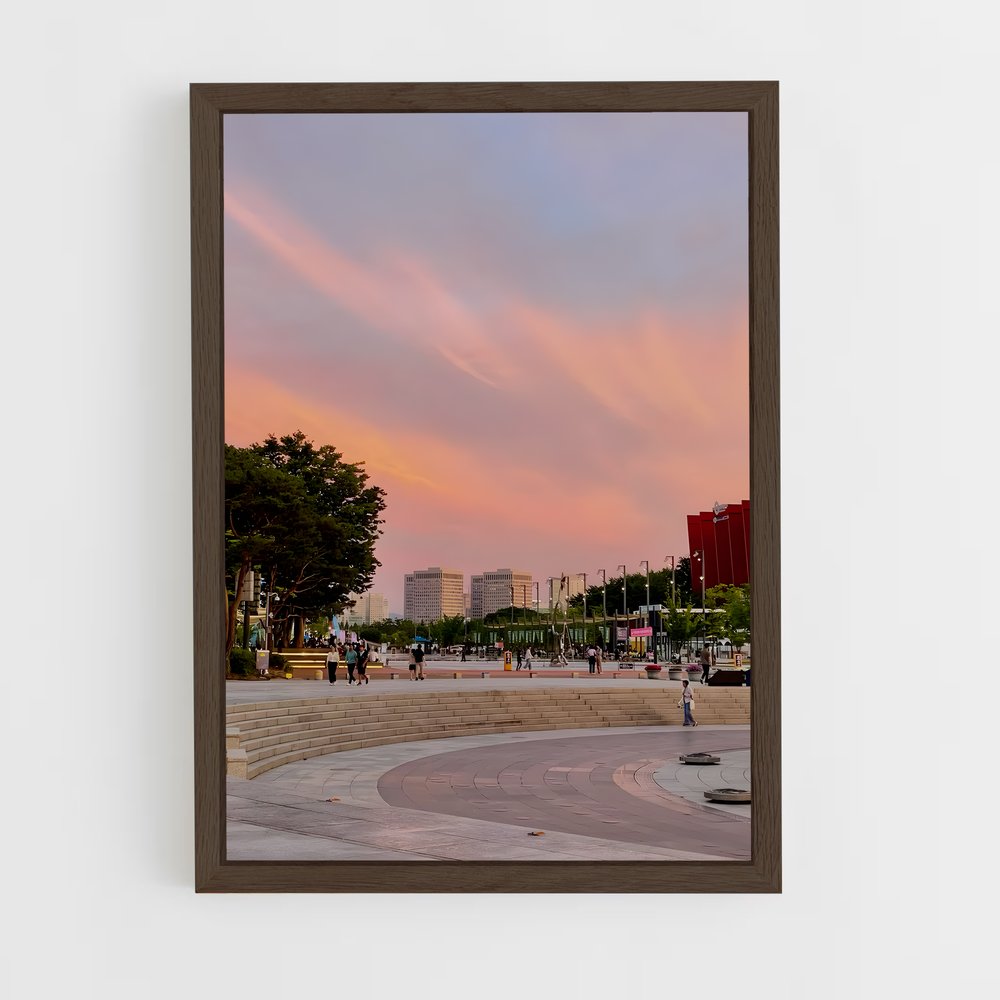 ap-daejeon-5 cadre Bois foncé