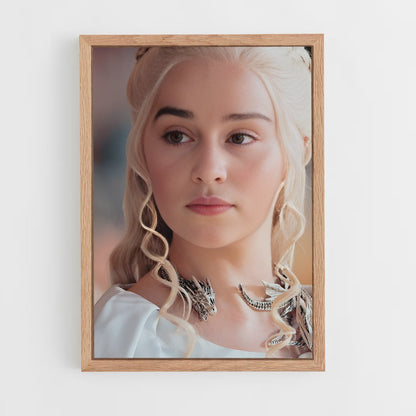 ap-daenerys targaryen-8 cadre Bois clair