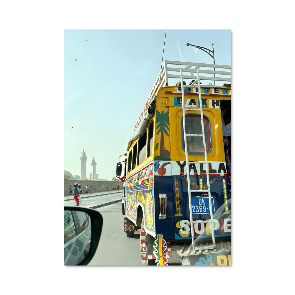 Poster Le Bus Coloré