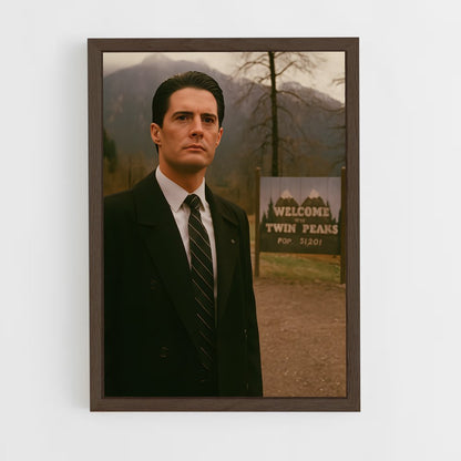 ap-dale cooper-3 cadre Bois foncé