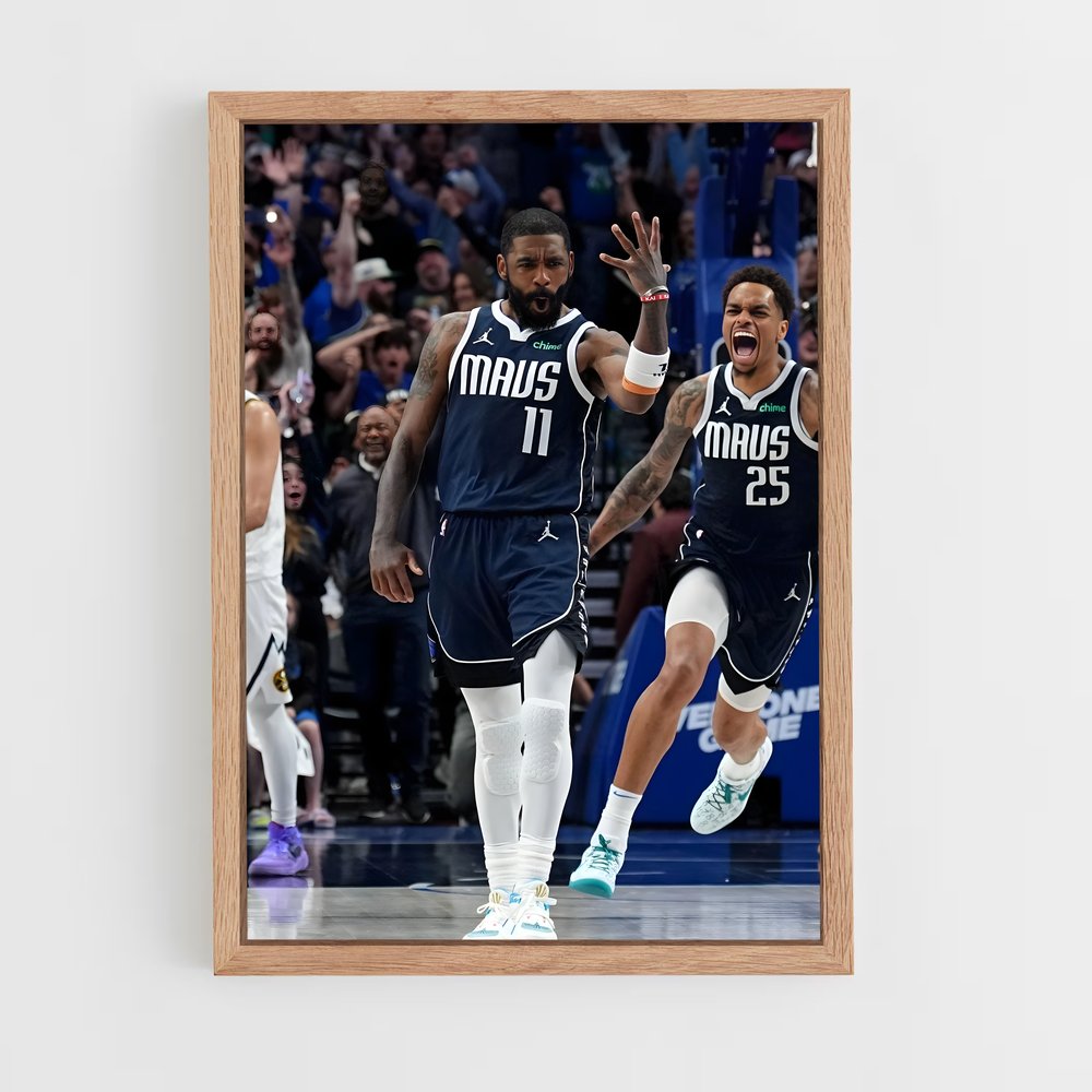 ap-dallas mavericks-1 cadre Bois clair