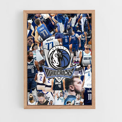 ap-dallas mavericks-3 cadre Bois clair