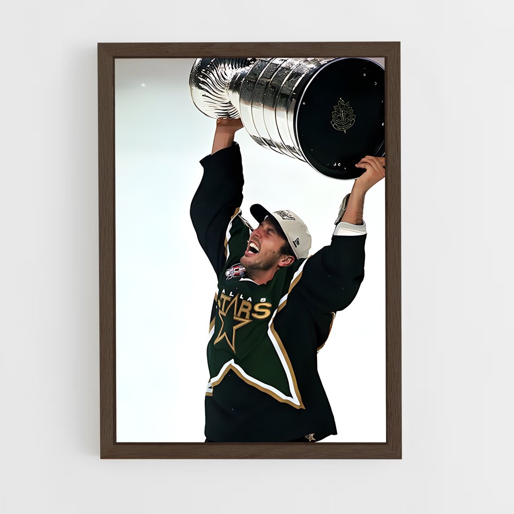 ap-dallas stars-3 cadre Bois foncé