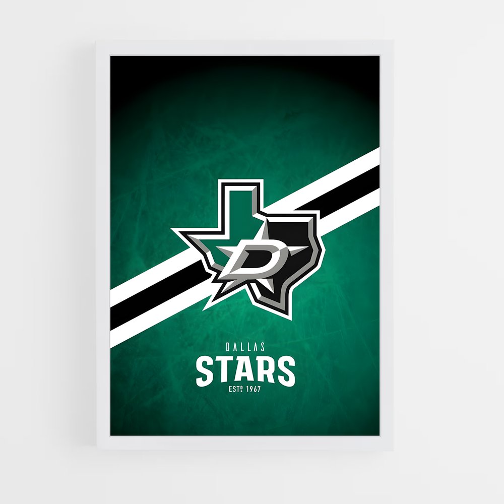 ap-dallas stars-4 cadre Blanc