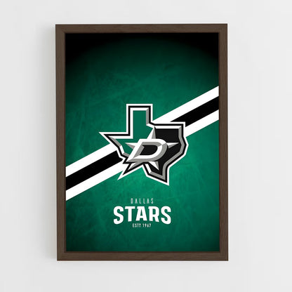 ap-dallas stars-4 cadre Bois foncé