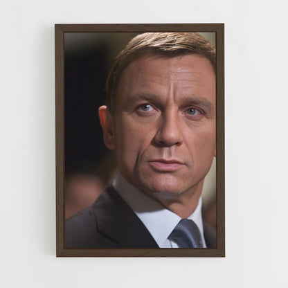 ap-daniel craig-1 cadre Bois foncé