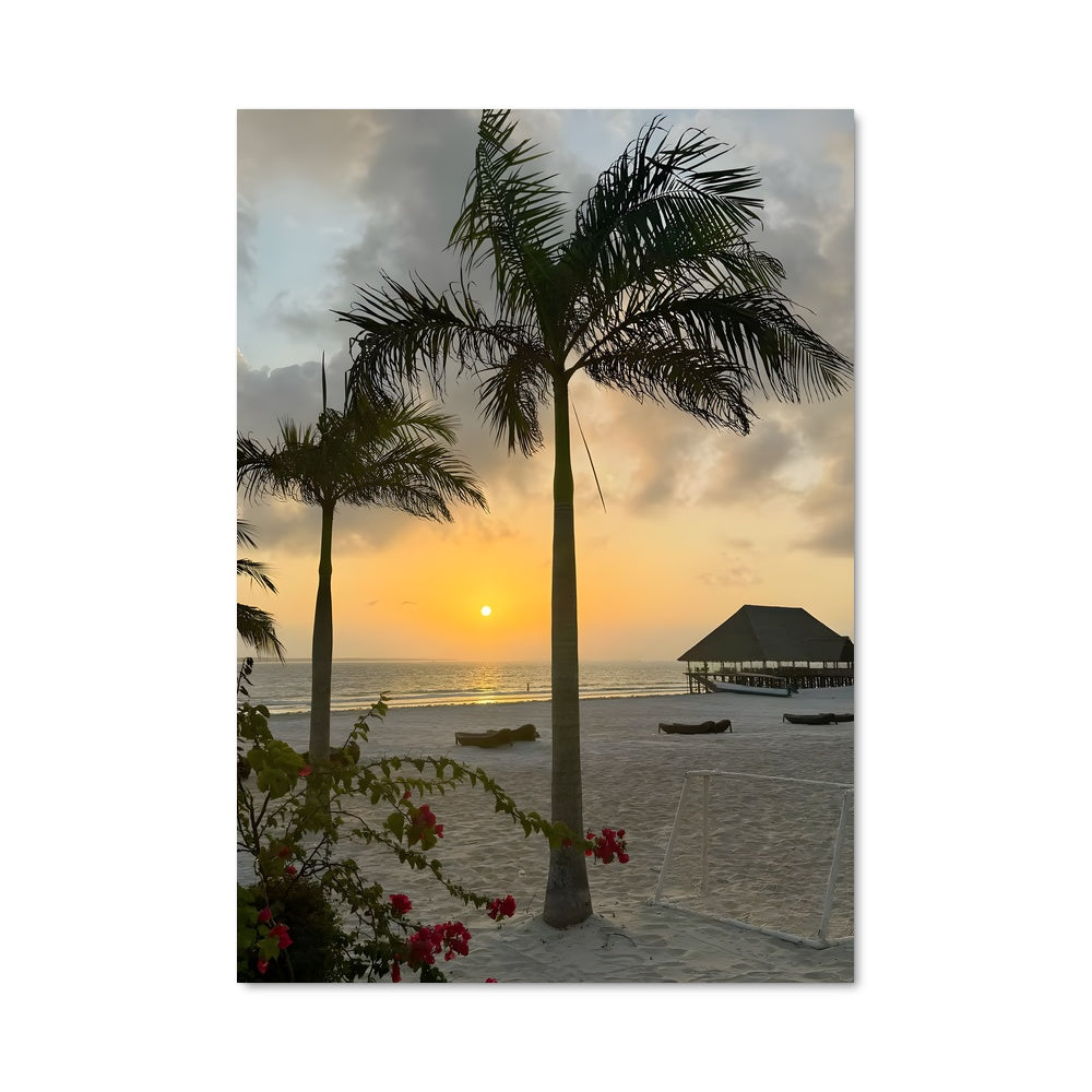 Poster Crépuscule Tropical