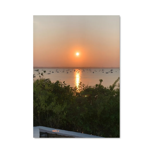Poster Coucher de Soleil à Dar es Salaam