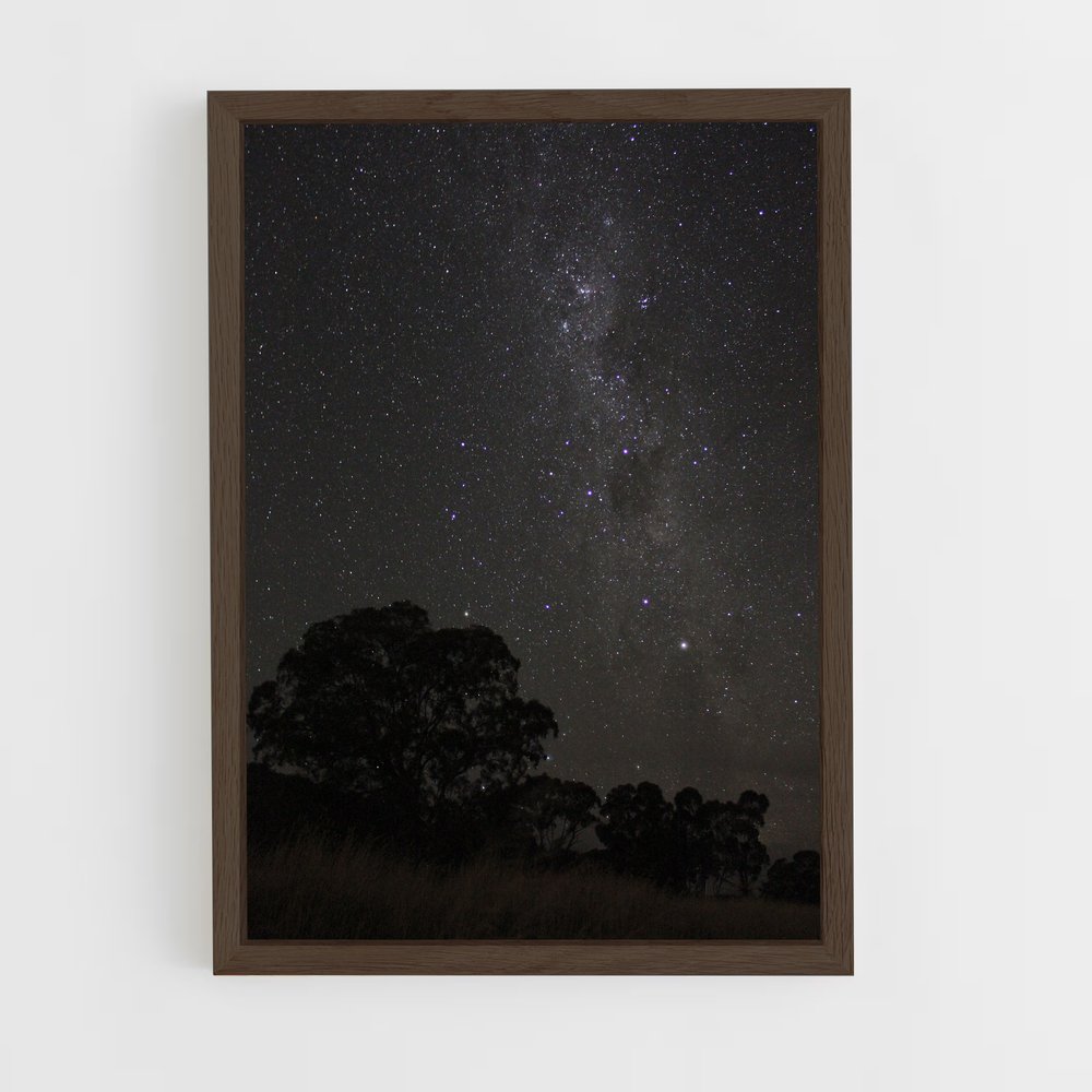ap-dark sky-5 cadre Bois foncé