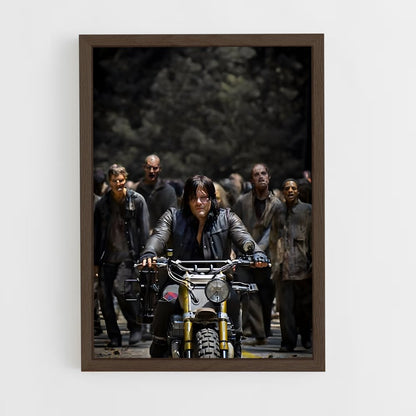 ap-daryl dixon-2 cadre Bois foncé