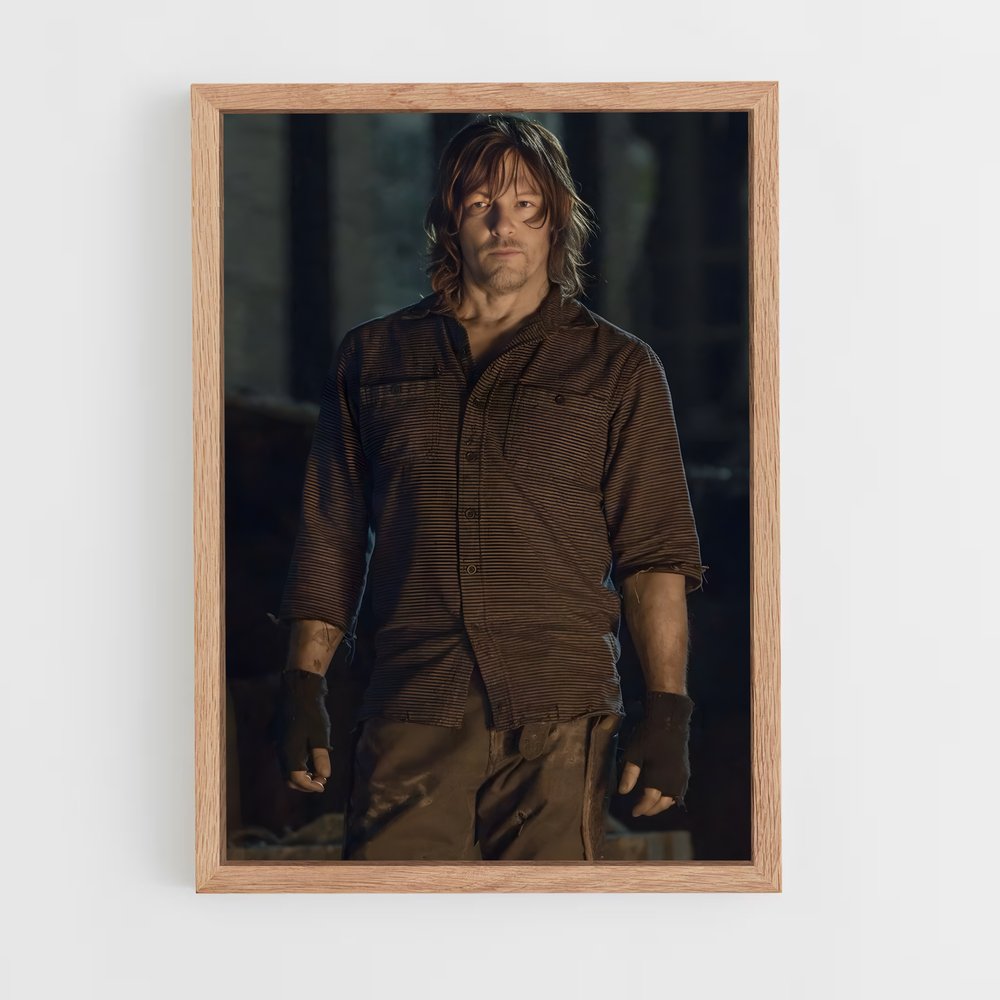 ap-daryl dixon-4 cadre Bois clair
