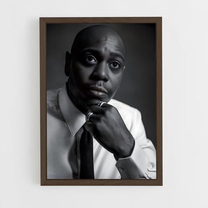 ap-dave chappelle-1 cadre Bois foncé