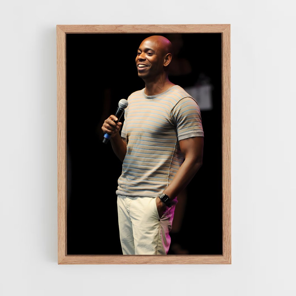 ap-dave chappelle-3 cadre Bois clair