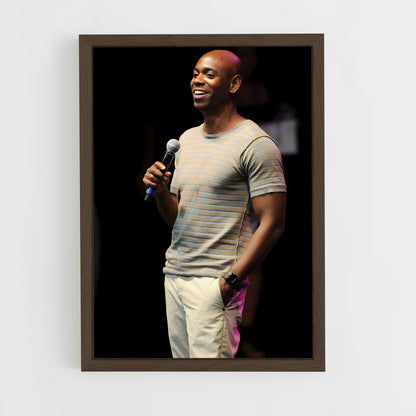 ap-dave chappelle-3 cadre Bois foncé