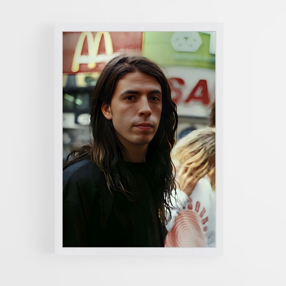 ap-dave grohl-4 cadre Blanc