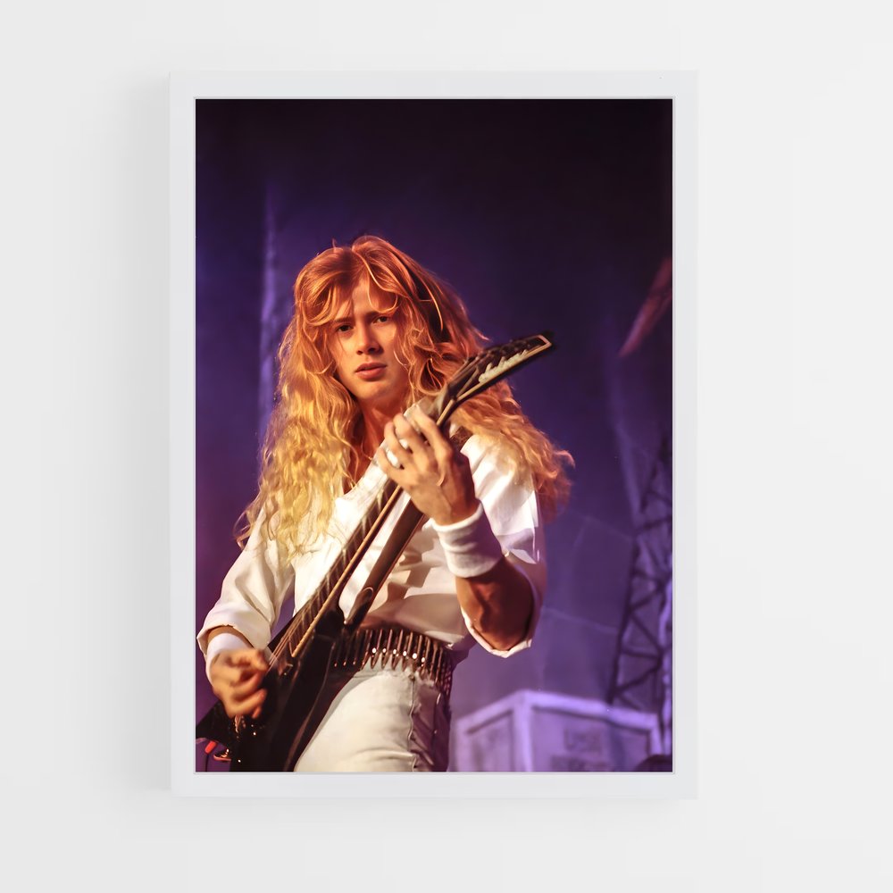 ap-dave mustaine-3 cadre Blanc