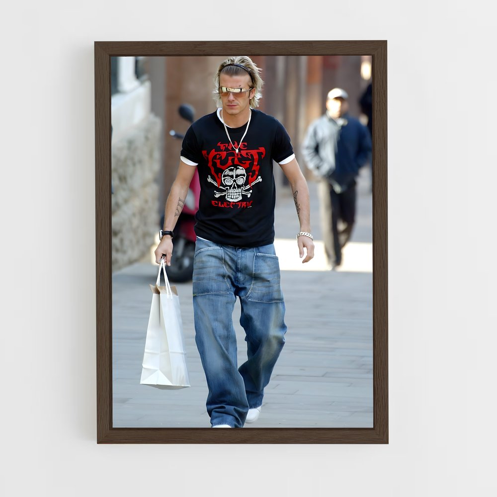 ap-david beckham-5 cadre Bois foncé