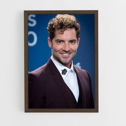 ap-david bisbal-1 cadre Bois foncé