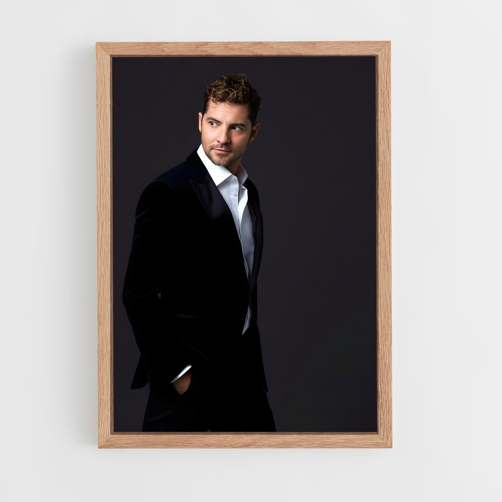 ap-david bisbal-2 cadre Bois clair