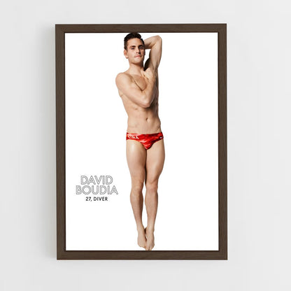 ap-david boudia-3 cadre Bois foncé