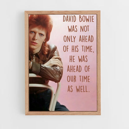 ap-david bowie-4 cadre Bois clair