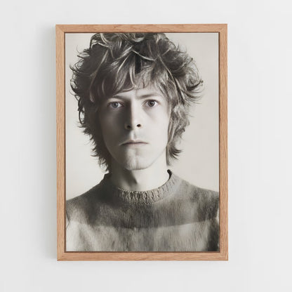 ap-david bowie-5 cadre Bois clair