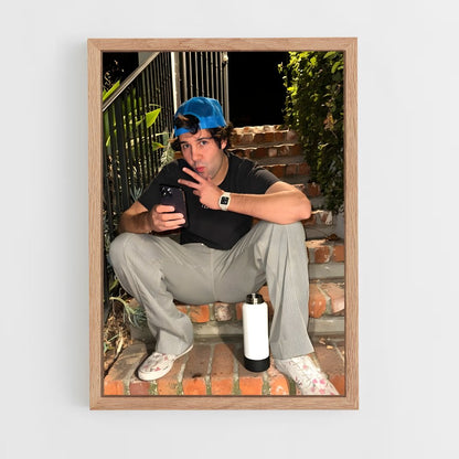 ap-david dobrik-1 cadre Bois clair