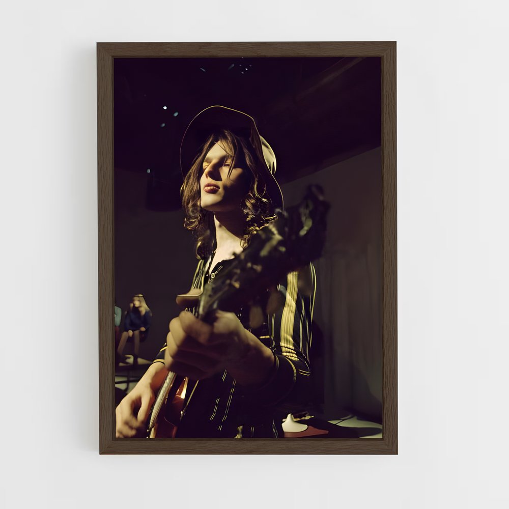 ap-david gilmour-1 cadre Bois foncé