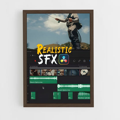 ap-davinci resolve-5 cadre Bois foncé