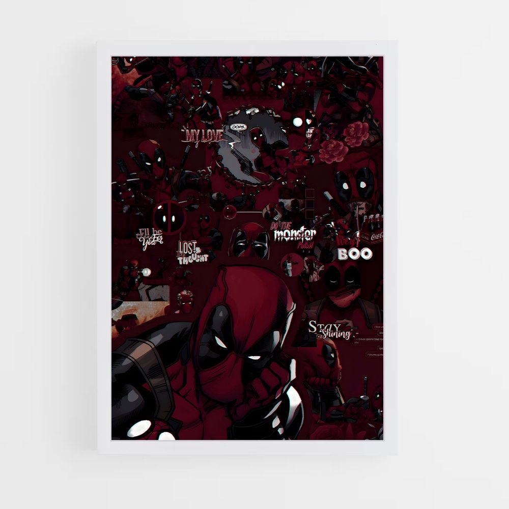 ap-deadpool-3 cadre Blanc