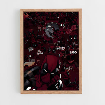 ap-deadpool-3 cadre Bois clair