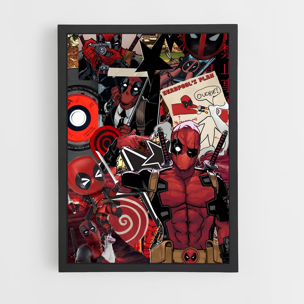 ap-deadpool-4 cadre Noir