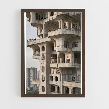 ap-deconstructivist architecture-4 cadre Bois foncé