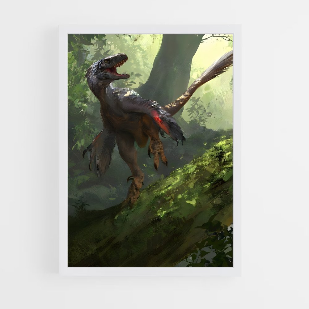 ap-deinonychus-1 cadre Blanc