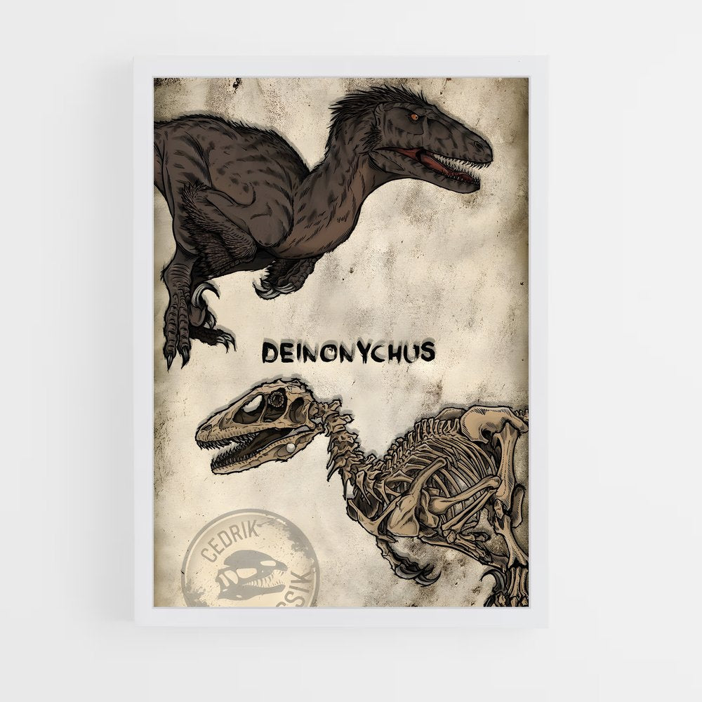 ap-deinonychus-4 cadre Blanc