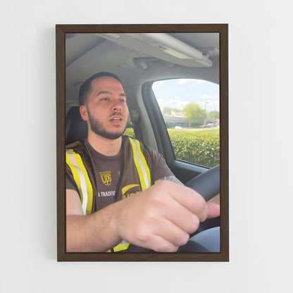 ap-delivery driver-1 cadre Bois foncé