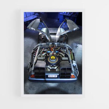 ap-delorean time machine-2 cadre Blanc