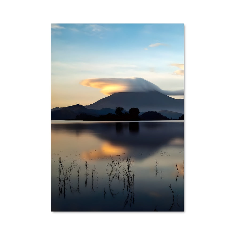 Poster Nuages sur le Lac