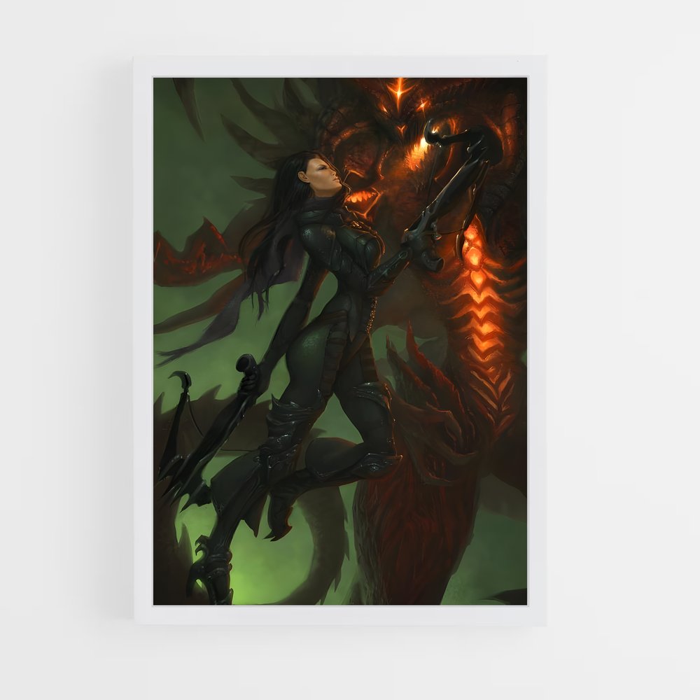 ap-demon hunter diablo-3 cadre Blanc