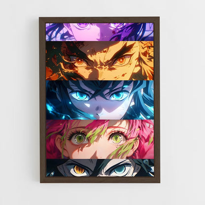 ap-demon slayer-11 cadre Bois foncé