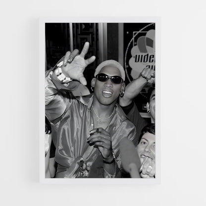 ap-dennis rodman-8 cadre Blanc